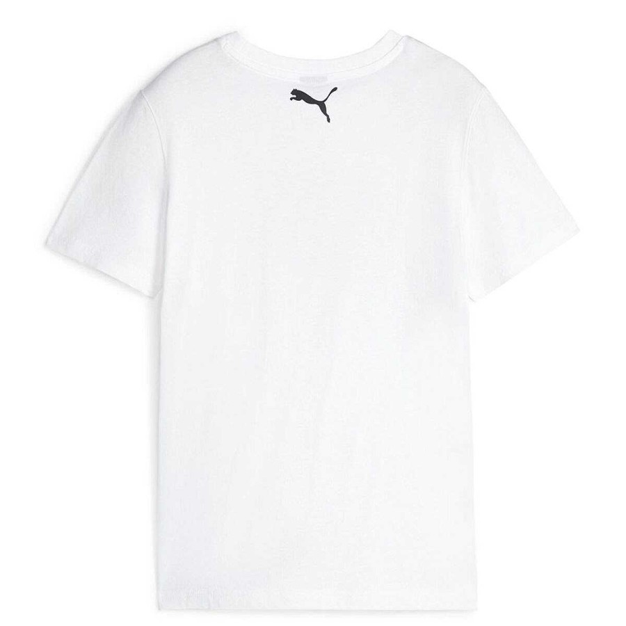 Kids PUMA Activewear | Puma Youth Basketball Graphic Tee White