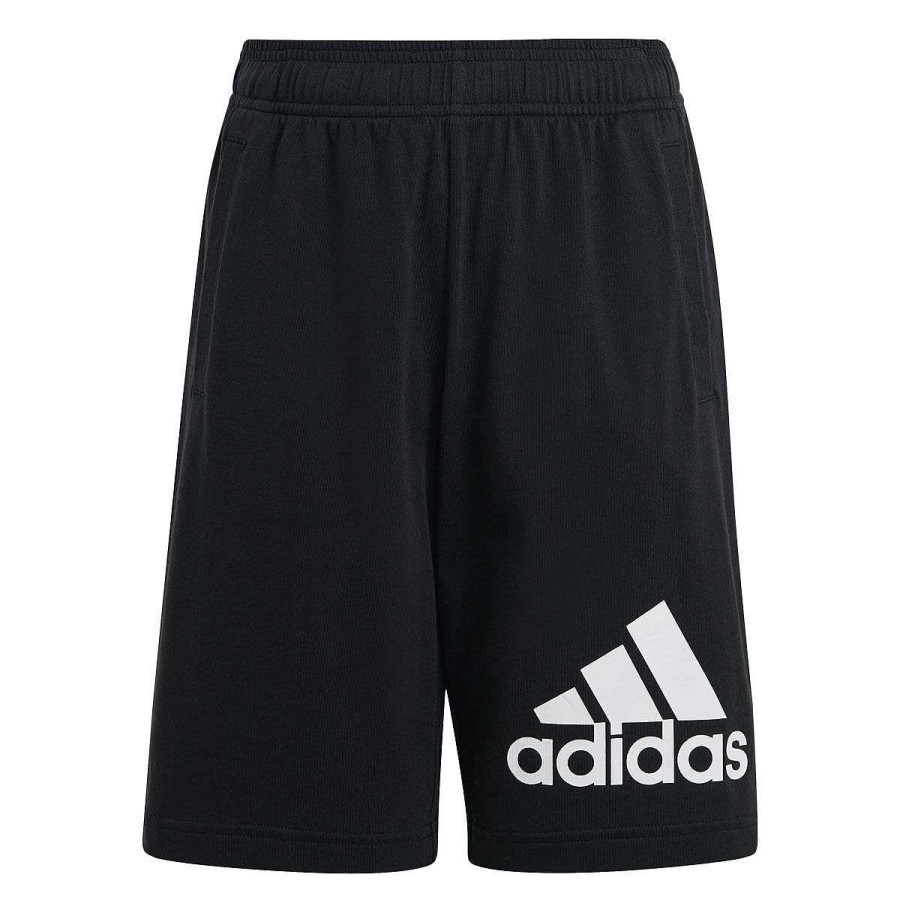 Kids adidas Activewear | Adidas Kids Essentials Big Logo Shorts Black