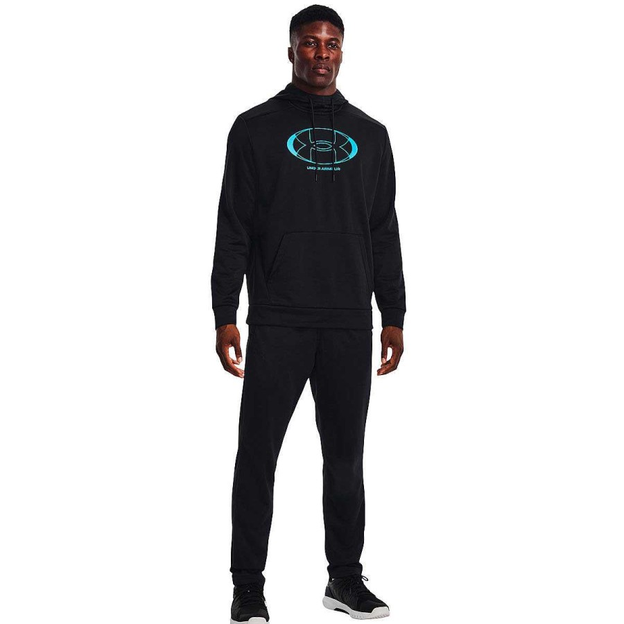 Men Under Armour Track Pants | Under Armour Mens Ua Armour Fleece Pants Black