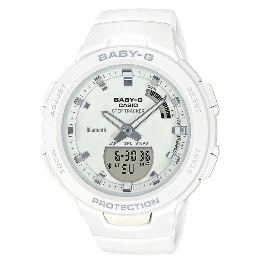 Men Casio Watches And Trackers | Casio Baby G Bsab1007A Step Tracker Watch