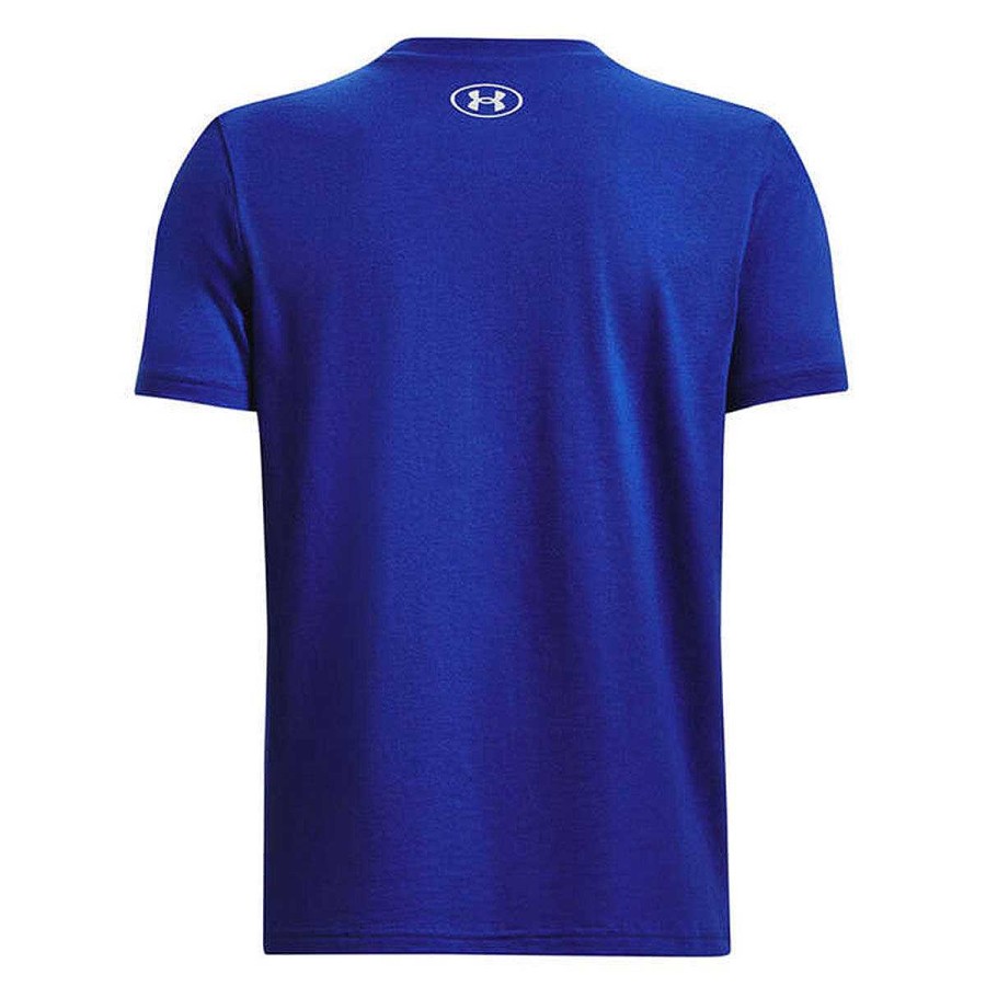 Kids Under Armour Activewear | Under Armour Boys Basketball Icon Tee Blue