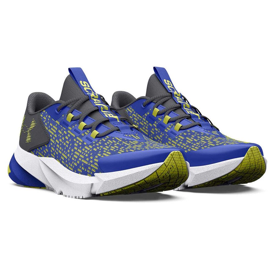 Kids Under Armour Training | Under Armour Scramjet 5 Gs Kids Running Shoes Royal/Grey