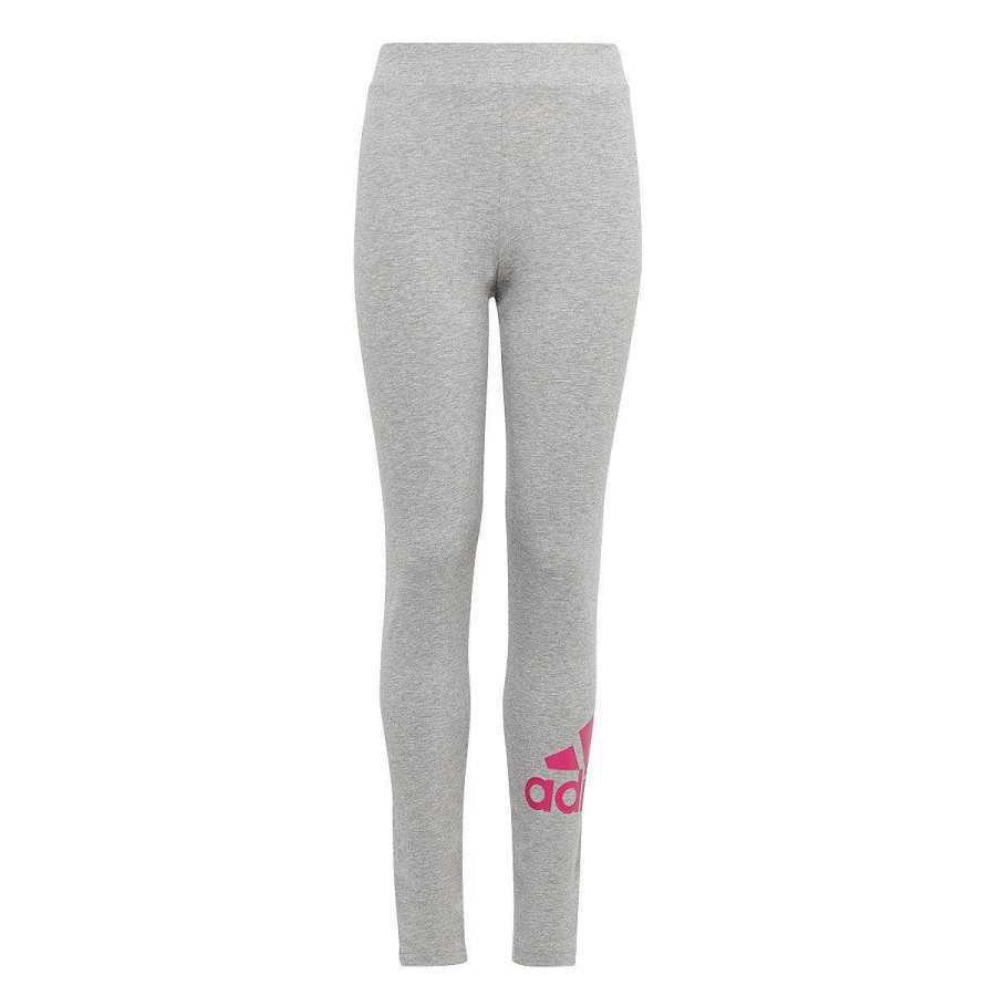 Kids adidas Tights | Adidas Girls Essentials Big Logo Leggings Grey