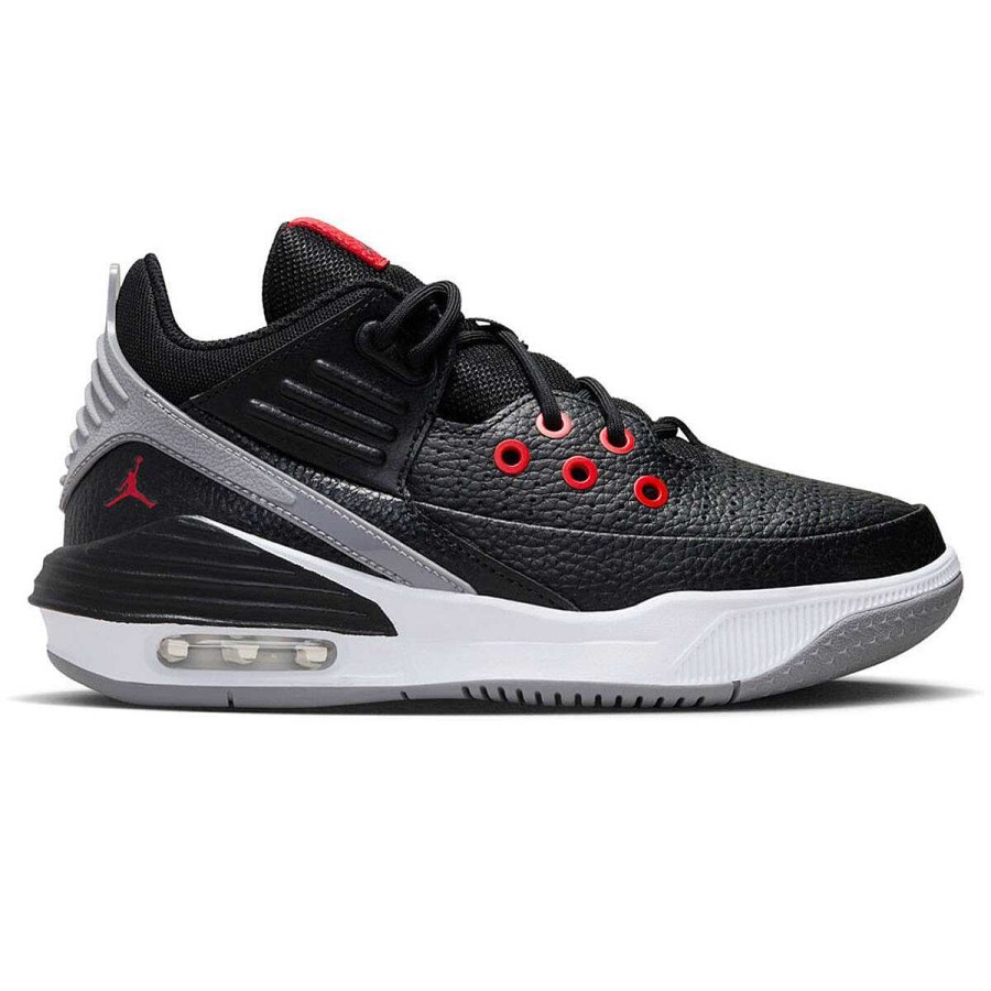 Kids Jordan Girls Shoes | Jordan Max Aura 5 Gs Kids Basketball Shoes Black/Red