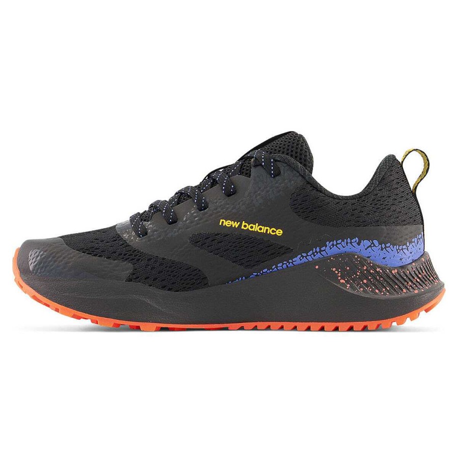 Kids New Balance Running | New Balance Nitrel V5 Gs Kids Trail Running Shoes Black