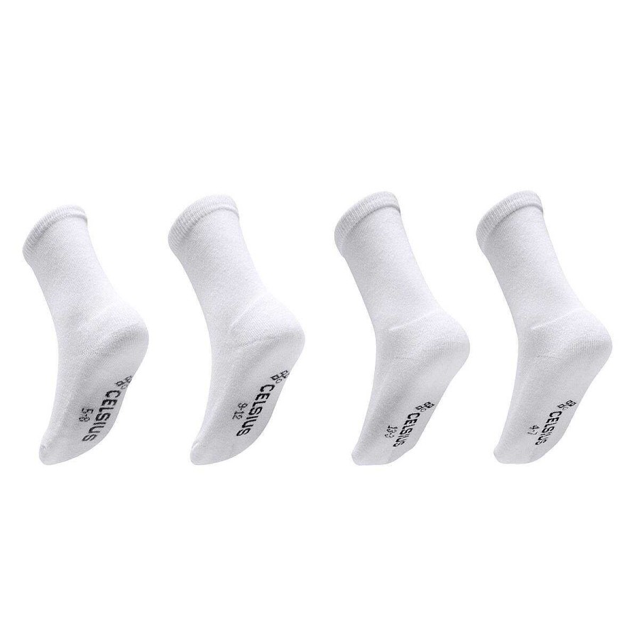 Kids Celsius Socks | Celsius Kids Crew Socks White