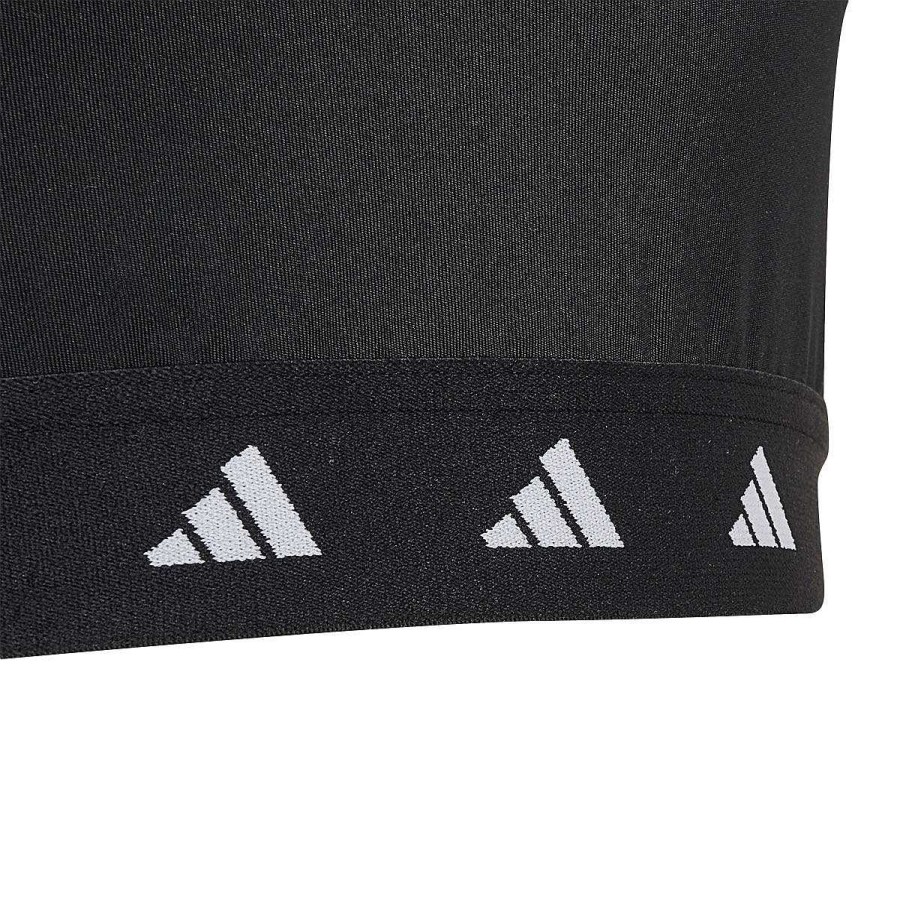 Kids adidas Bras & Crops | Adidas Girls Aeroready Techfit Bra Black