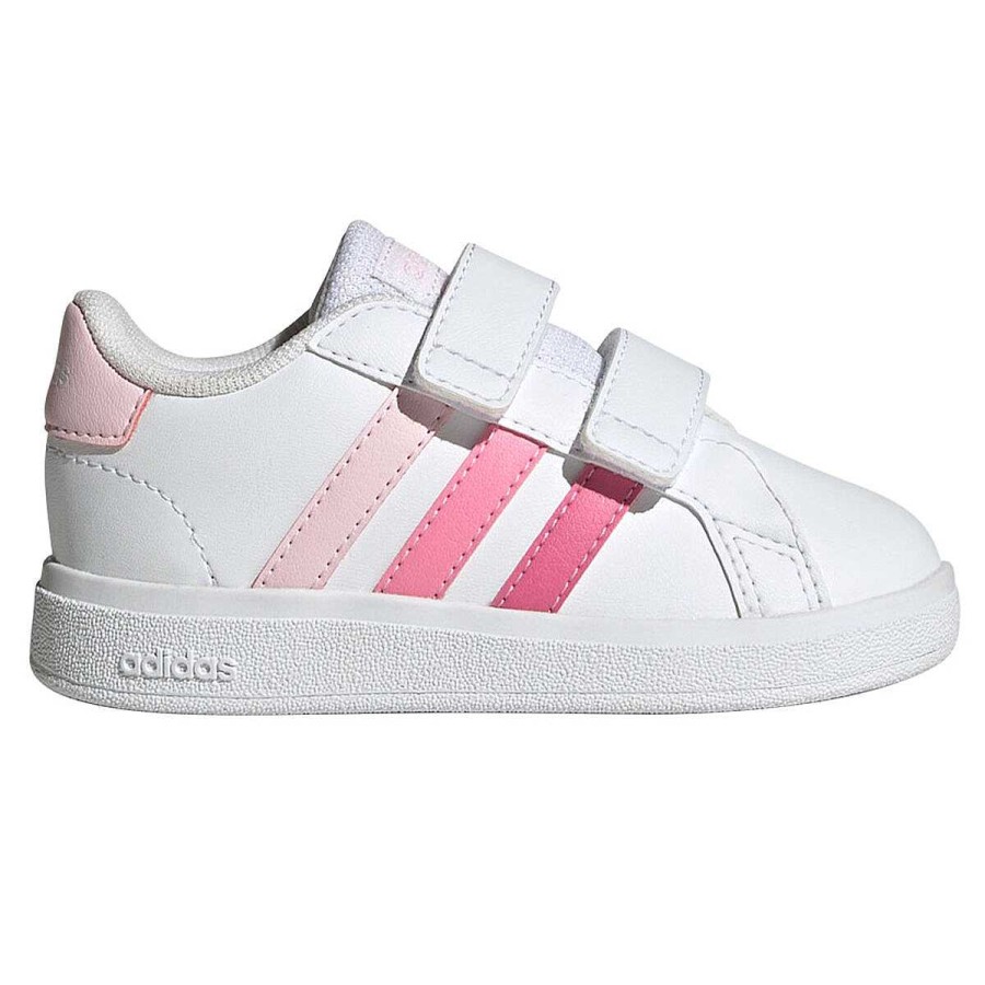 Kids adidas Sneakers | Adidas Grand Court 2.0 Toddlers Shoes White/Pink