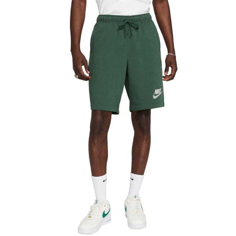 Men Nike Shorts | Nike Mens Club+ French Terry Shorts Green