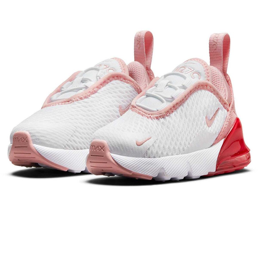 Kids Nike Toddlers Shoes | Nike Air Max 270 Toddlers Shoes White/Pink