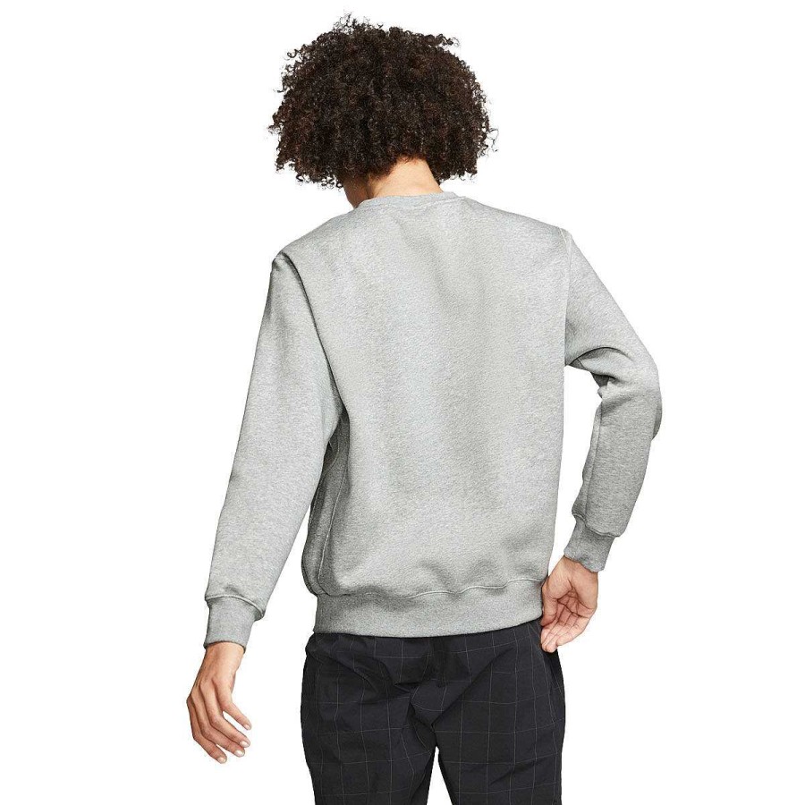 Men Nike Jackets | Nike Sportswear Mens Club Sweatshirt Grey