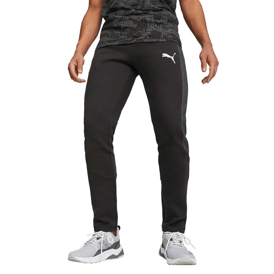 Men PUMA Track Pants | Puma Mens Evostripe Pants Black