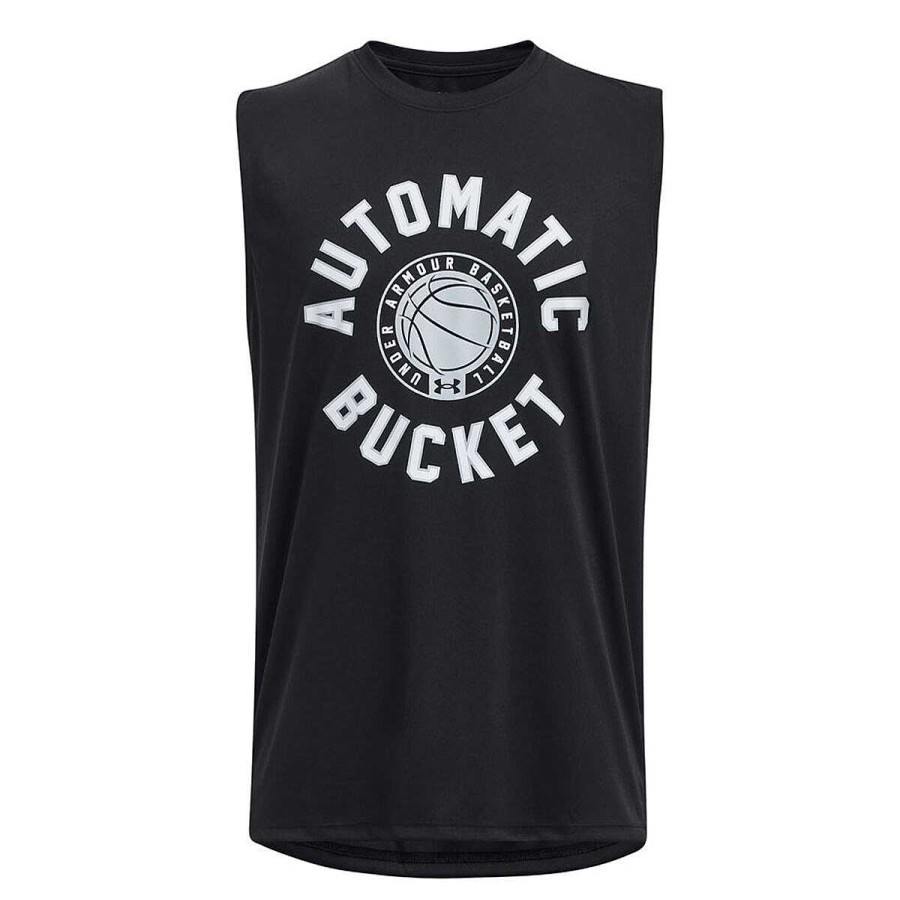 Kids Under Armour Tees & Tops | Under Armour Boys Perimeter Basketball Tee Black