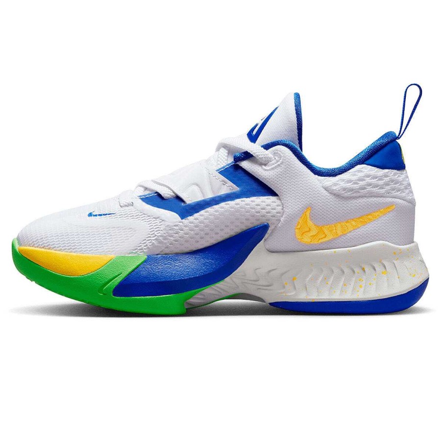 Kids Nike Basketball | Nike Freak 4 Ps Kids Basketball Shoes Us 13 White/Blue