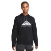 Men Nike Hoodies & Sweatshirts | Nike Mens Trail Magic Hour Running Hoodie Black