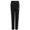 Kids adidas Track Pants | Adidas Kids Essentials 3 Stripes Fleece Jogger Pants Black/White