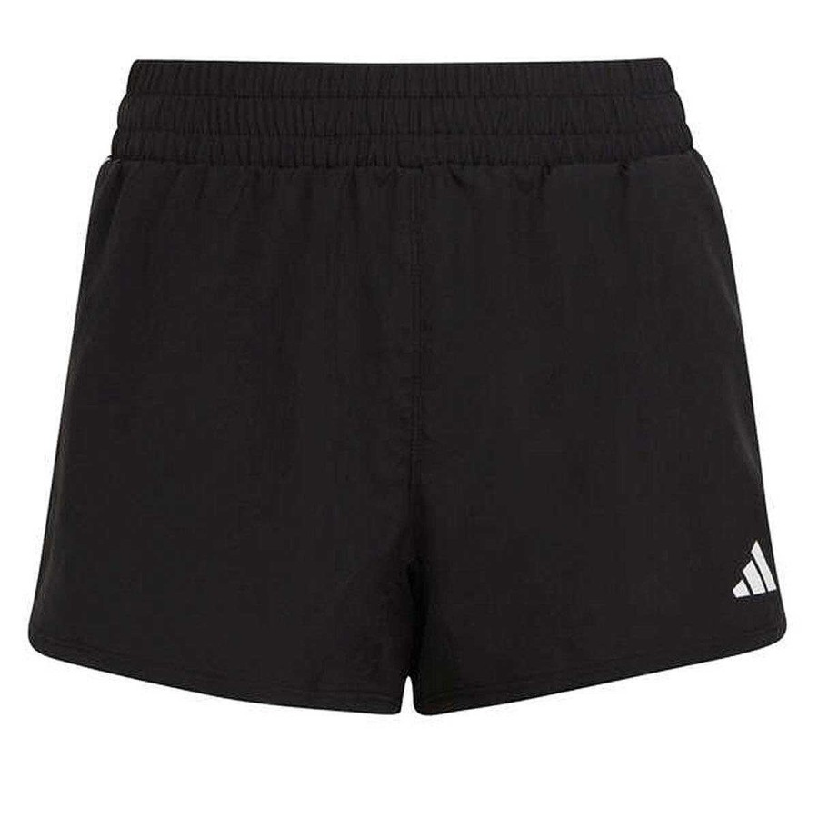 Kids adidas Shorts | Adidas Girls Tr Essentials Aeroready 3 Stripes Shorts Black