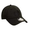 Kids New Era Caps | Brooklyn Nets New Era Black On Black 9Forty Snapback