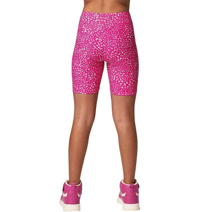 Kids Running Bare Tights | Running Bare Girls Bare Fit Bike Tights 12 Pink