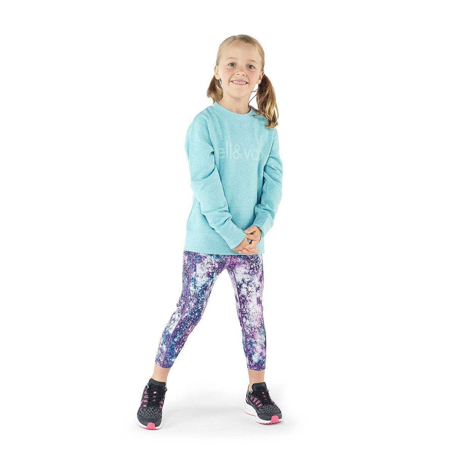 Kids ELL&VOO Hoodies & Sweatshirts | Ell & Voo Junior Girls Gym Class Crew Blue