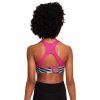 Kids Nike Bras & Crops | Nike Girls Swoosh Reversible Bra Pink/Print