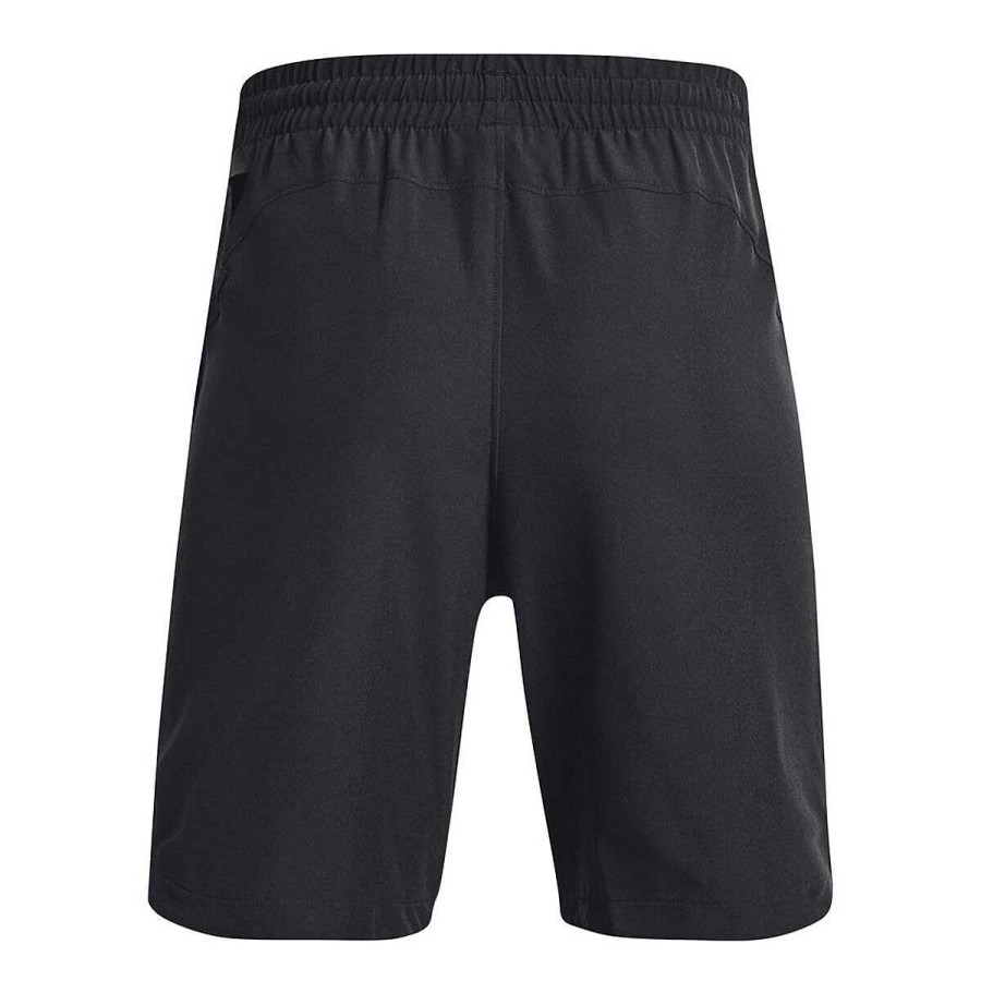 Kids Under Armour Activewear | Under Armour Project Rock Boys Woven Shorts Black