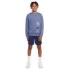 Kids Nike Hoodies & Sweatshirts | Nike Boys Sportswear Basketball Logo Crew Blue