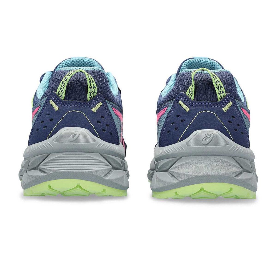 Kids Asics Running | Asics Gel Venture 9 Gs Kids Trail Running Shoes Navy/Yellow