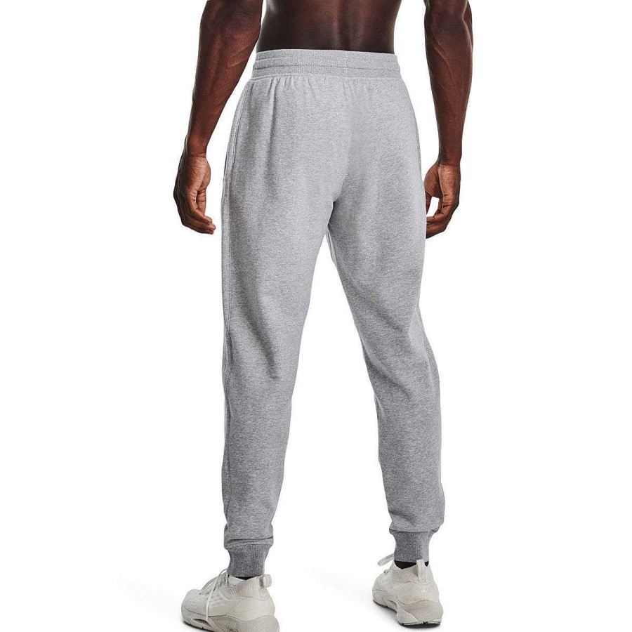 Men Under Armour Track Pants | Under Armour Mens Ua Rival Fleece Joggers Grey