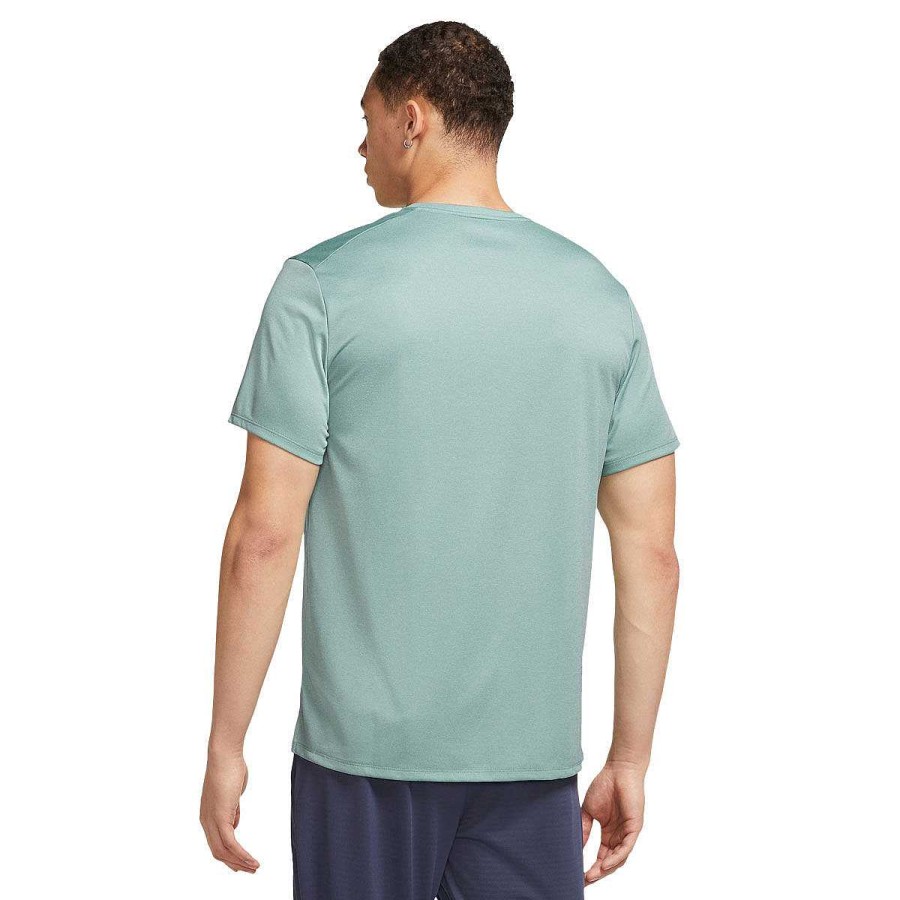 Men Nike Training | Nike Mens Dri-Fit Miler Uv Running Tee Blue