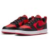 Kids Nike Girls Shoes | Nike Court Borough Low Recraft Gs Kids Casual Shoes Red/Black