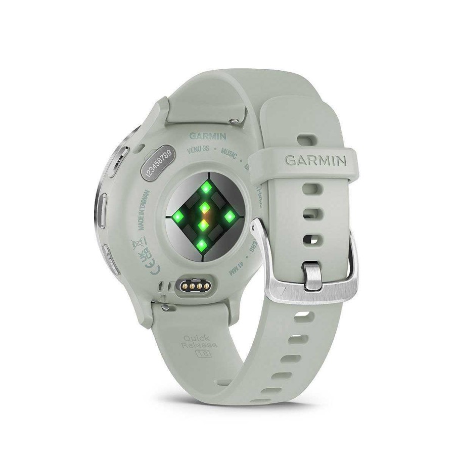 Men Garmin Watches And Trackers | Garmin Venu 3S Smartwatch - Sage Gray/Passivated