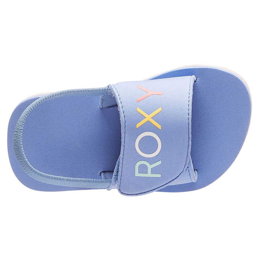 Kids ROXY Slides And Thongs | Roxy Finn Toddlers Sandals Lilac