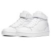 Kids Nike School Shoes | Nike Court Borough Mid 2 Gs Kids Casual Shoes White