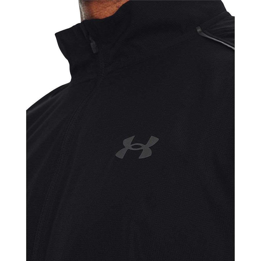 Men Under Armour Hoodies & Sweatshirts | Under Armour Mens Ua Storm Run Jacket Black