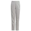 Kids adidas Track Pants | Adidas Kids 3 Stripes Fleece Jogger Pants Grey/White