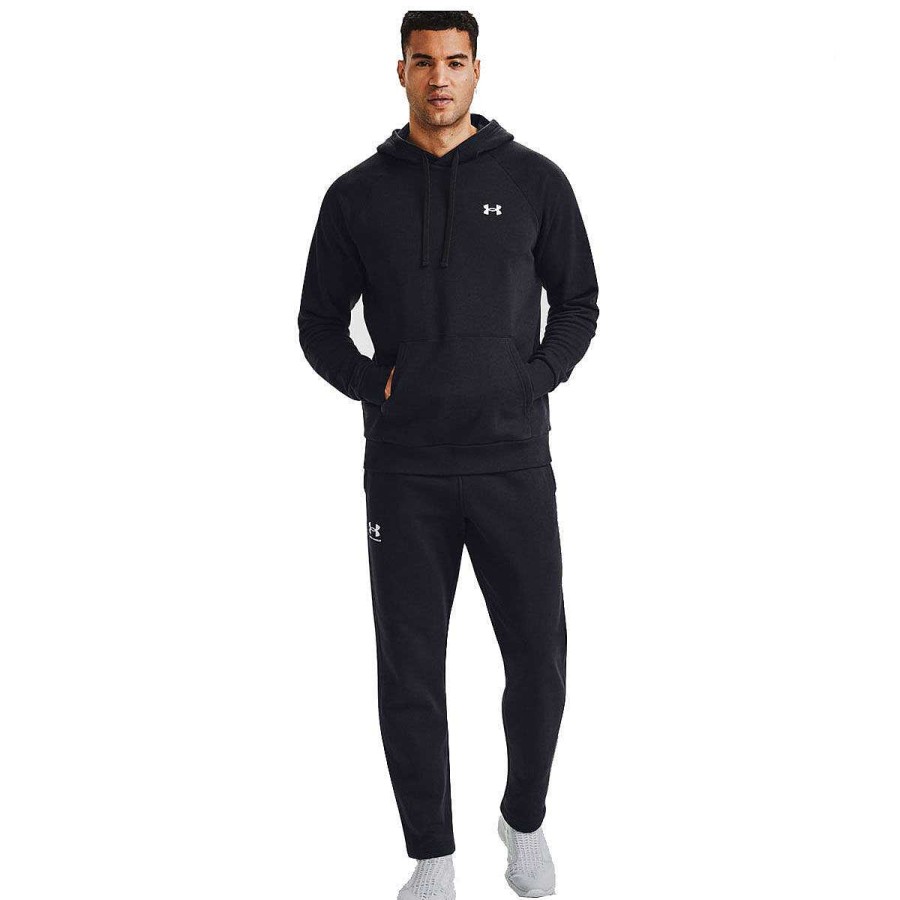 Men Under Armour Track Pants | Under Armour Mens Ua Rival Fleece Pants Black