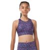 Kids ELL&VOO Bras & Crops | Ell & Voo Girls Sasha Crop Top 14 Navy/Pink