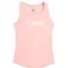 Kids PUMA Activewear | Puma Girls Fit Layered Tank Pink