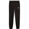 Kids PUMA Track Pants | Puma Kids Essential Plus 2 Colour Logo Track Pants Black