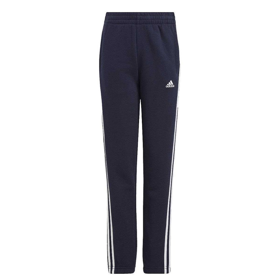 Kids adidas Track Pants | Adidas Kids 3 Stripes Fleece Jogger Pants Blue