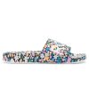 Kids ROXY Boys Shoes | Roxy Slippy Printed Girls Slides Black/Floral