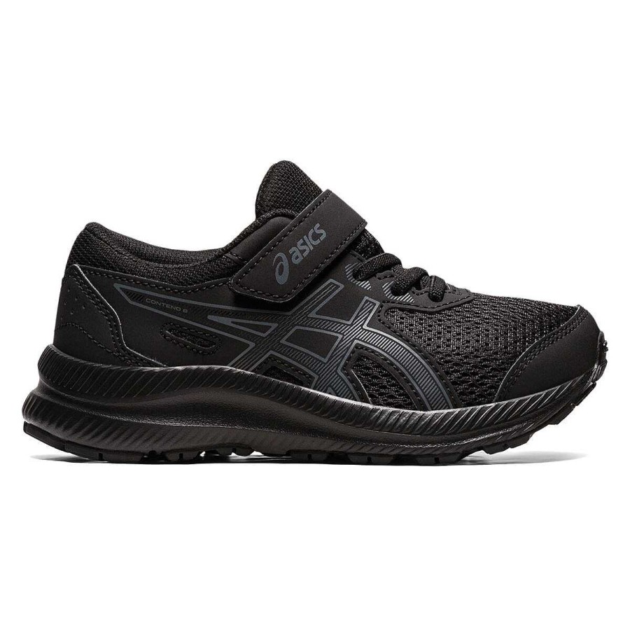 Kids Asics Running | Asics Contend 8 Ps Kids Running Shoes Black