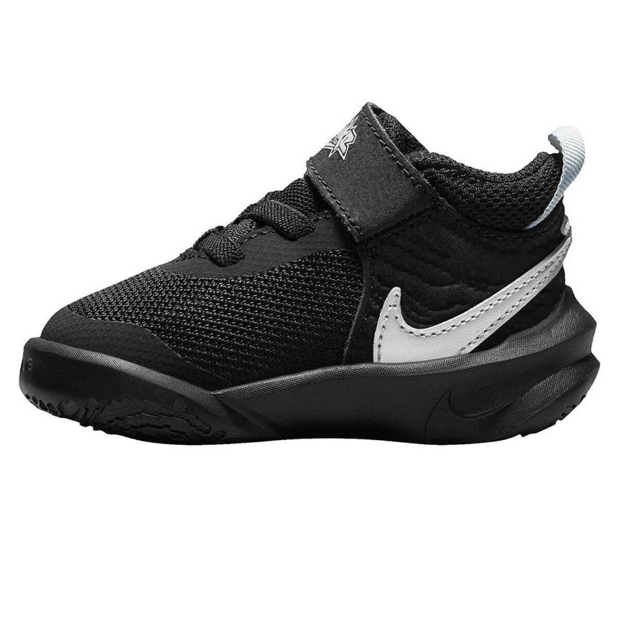 Kids Nike Toddlers Shoes | Nike Team Hustle D 10 Toddlers Shoes Black/White