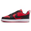 Kids Nike Sneakers | Nike Court Borough Low Recraft Gs Kids Casual Shoes Red/Black