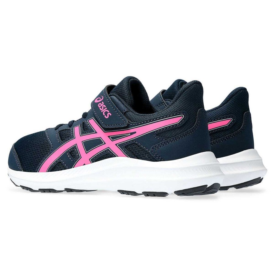 Kids Asics Girls Shoes | Asics Jolt 4 Ps Kids Running Shoes Navy/Pink