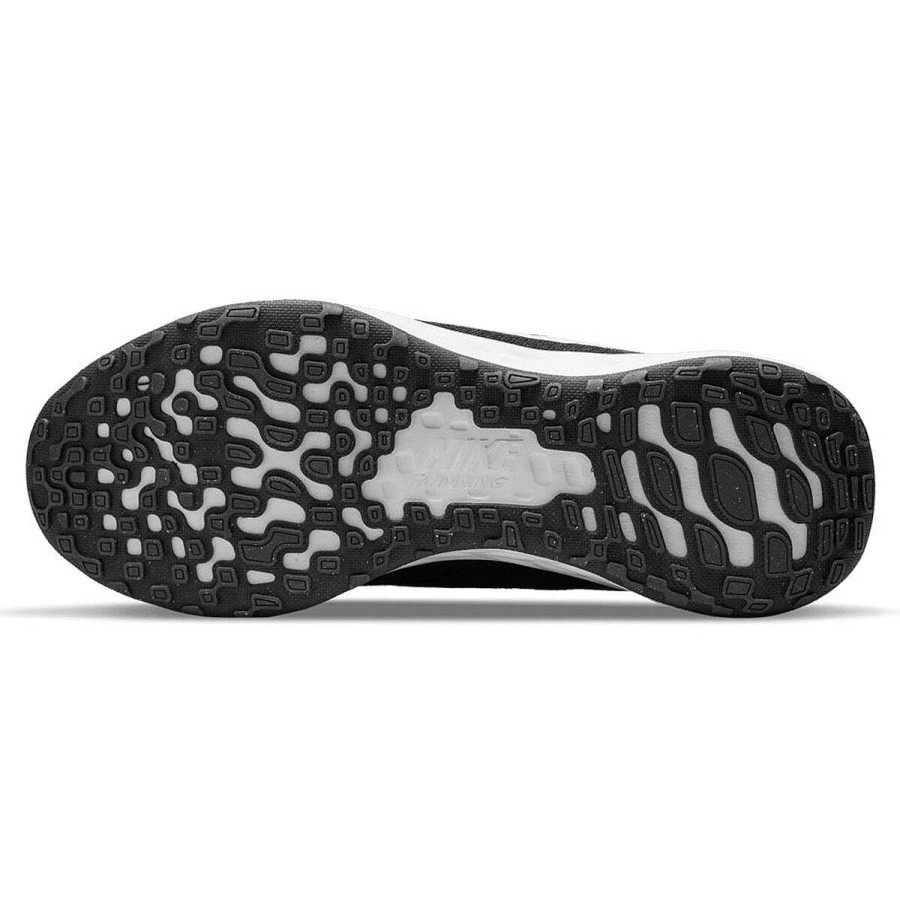 Kids Nike School Shoes | Nike Revolution 6 Next Nature Gs Kids Running Shoes Black/White