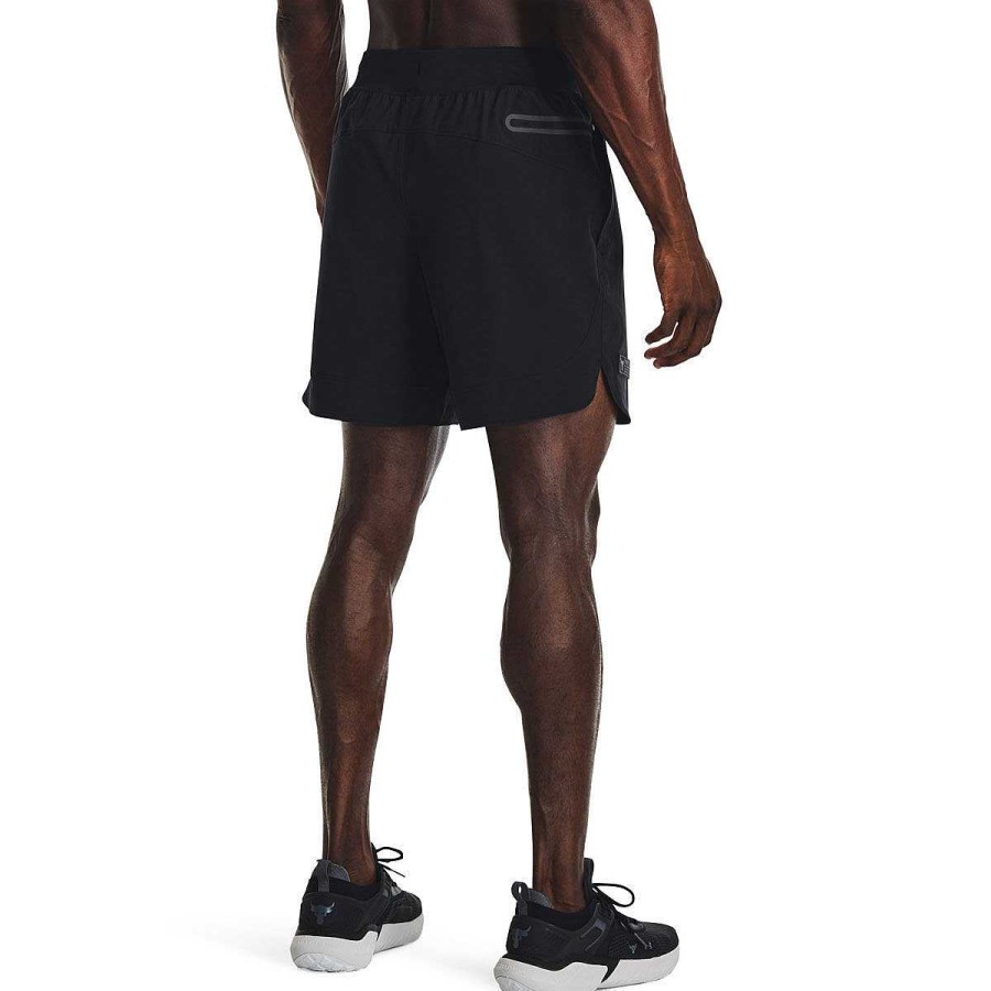 Men Under Armour Shorts | Under Armour Project Rock Unstoppable Shorts Black