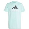 Kids adidas Tees & Tops | Adidas Kids Essentials 2 Colour Big Logo Tee Aqua