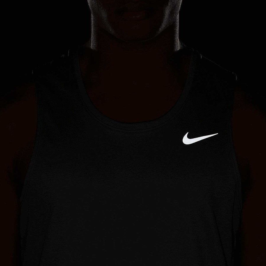 Men Nike Training | Nike Mens Dri-Fit Miler Tank Grey